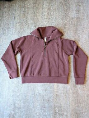 Spanx AirEssentials Half Zip Dusty Mauve - Size XS